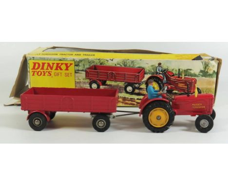 Dinky 399 Tractor and Trailer, boxed