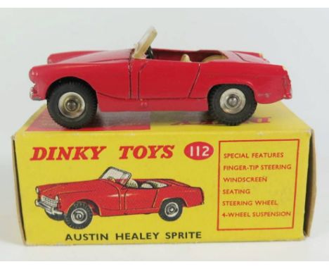 Dinky 112 Austin Healey Sprite Mk. II in red