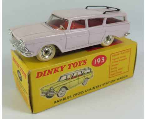 Dinky 193 Rambler Station Wagon in lilac with red interior