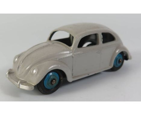 Dinky 181 Volkswagen Saloon in light grey with mid blue hubs