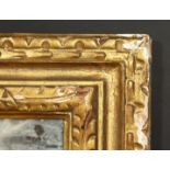 A 19th century foliate carved wood frame, rebate size 28 x 40 , 71cm x 101.5cm.