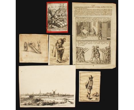 A collection of small old master prints (unframed), (6).