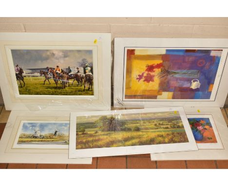 FOUR LIMITED EDITION PRINTS, comprising 'Terrace La Reuda' by Ann Oram, 'Jack and Jill Mills' by John Chisnall, 'Cool Lillies