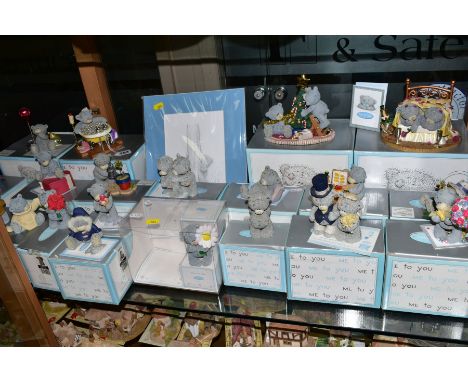 TWENTY BOXED COLLECTIBLE WORLD STUDIOS LTD, 'Me To You' figures and a picture 'Are You There', to include 'Indulge Yourself',