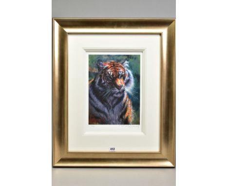 ROLF HARRIS (AUSTRALIAN 1930), 'Tiger in the Sun', a Limited Edition print, 52/195, signed to lower margin, with certificate,