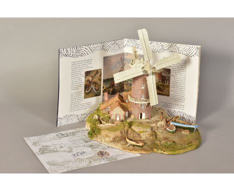 A BOXED LIMITED EDITION LILLIPUT LANE SCULPTURE, 'Cley-next-the-sea' No 0322/3000, with certificate and leaflet