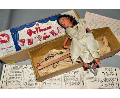 A PELHAM PUPPET 'Ballet Girl', boxed with instructions and untangling leaflet, in original brown cardboard box with label to 