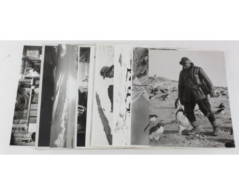 Polar Exploration, 26 x 21 Photos from Herbert Ponting’s original negatives, inc. Evans, Simpson’s Laboratory, Ponting with c