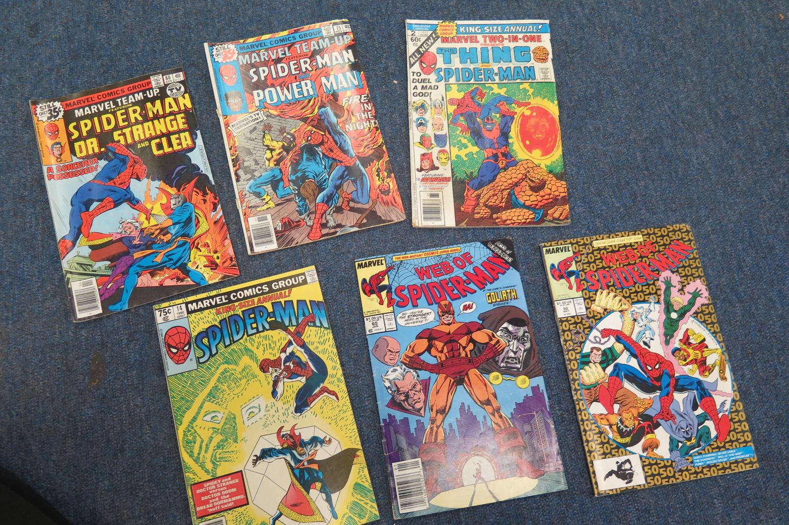 Comics. A large collection of approximately 1075 mostly Marvel comics ...