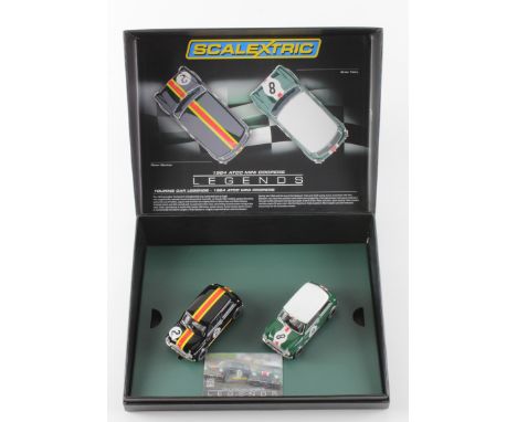 Scalextric Legends 1964 ATCC Mini Coopers limited edition box set (C3586A), contained in original presentation box, limited e