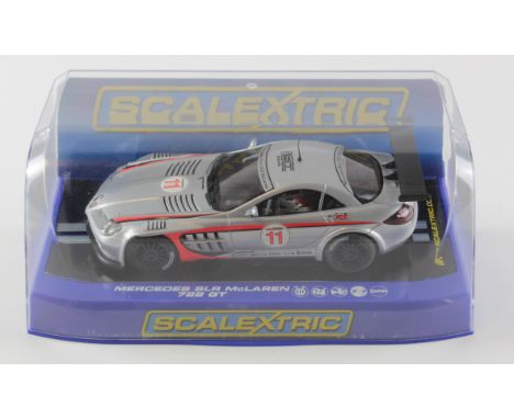 Scalextric Mercedes SLR McLaren 722 GT # 11 model (C3117), contained in original box (Rare)