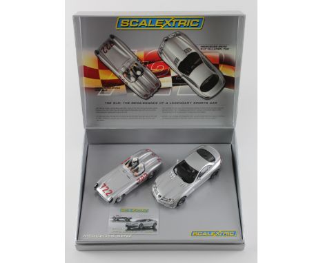 Scalextric 722 limited edition box set (C2783A), 'Mercedes-Benz Celebrating the 1955 Mille Miglia', contained in original pre