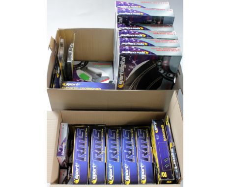 Scalextric. Two boxes of boxed Scalextric Sport & Sport Digital accessories, including lane change & sensor track, pit lane t