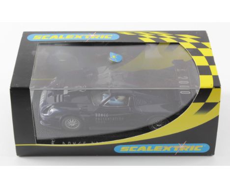 Scalextric Blue Porsche GTI Range Presentation 2000 limited edition model (C2317), contained in original box with outer car s