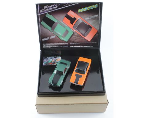 Scalextric Fast & Furious limited edition box set (C3373A), 'Chevrolet Camaro vs Dodge Challenger', contained in original pre