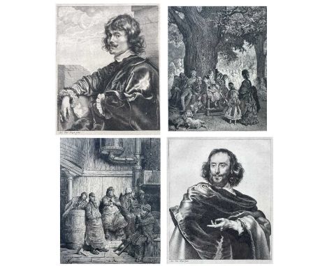 After Sir Anthony VAN DYCK (1599-1641) Portrait from Iconography of Van DyckProof before letters impression25.5cm x 18cmToget