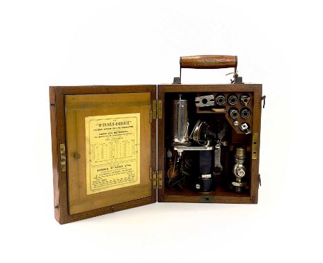 The Mcinnes-Dobbie patent Steam Engine Indicator. In a fitted box.