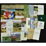 Collection of Major US Golf Tournament Programme, Guides, Yardage Books and Other Golf Course