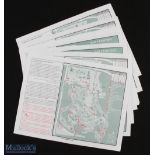2011 Masters Golf Tournament collection of Pairings and Starting Times sheets (10) - won by Charl