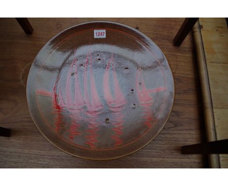 A Poole Aegean charger, 35cm diameter.