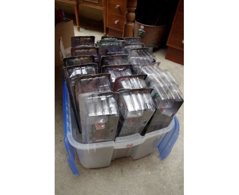 A large collection of model railway engines and tenders.    Condition Report:  AMER.COM (Maker) approx 50, all plastic.Mostly