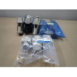 Lot of (3) SMC Filter Combo Modular Assemblies