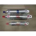 Lot of (3) Bimba Cylinders