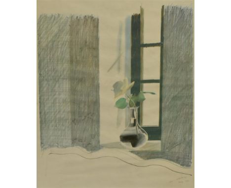 DAVID HOCKNEY (b. 1937) 'Le Nid de Duc'  Lithograph Monogrammed and dated '71 in the plate lower right 62cm x 47cm, framed si