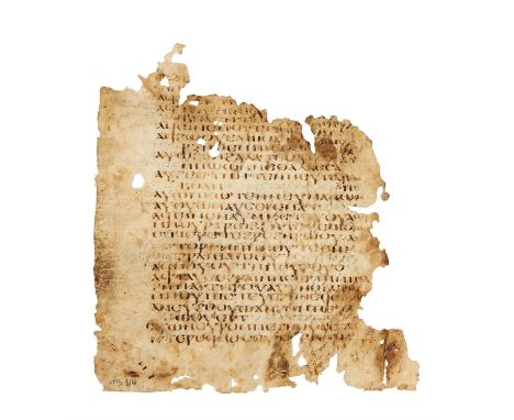 ‡ Psalter, in Sahidic dialect of Coptic, in Coptic Uncials, manuscript on parchment[Upper Egypt (probably the White Monastery