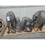 Lot of (6) Shop Fans