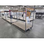 Lot of (4) 6-Wheel Carts