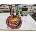 Metabo HBT Portable Job Site Air Compressor with (3) Hose Reels