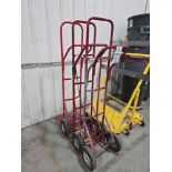 Lot of (3) Dayton 400 LB. Cap. 2-Wheel Dollys