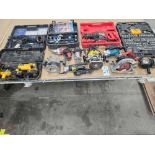 Lot of Assorted Powered Hand Tools