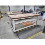 Lot of (4) Rolling Worktables