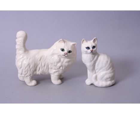 TWO BESWICK CATS, to include Persian Cat No.1898 and Cat seated No.1031 (2)