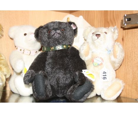 THREE BOXED AND UNBOXED STEIFF BEARS, Alpaca No.1375 from 2007 Limited Edition, No.662546, white bear No.495 from 2008 Limite