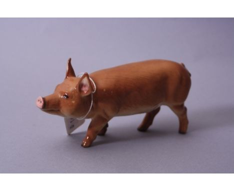 A BOXED BESWICK TAMWORTH SOW, No.4114