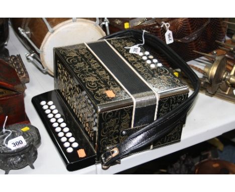A B-C ACCORDION, (one button missing)