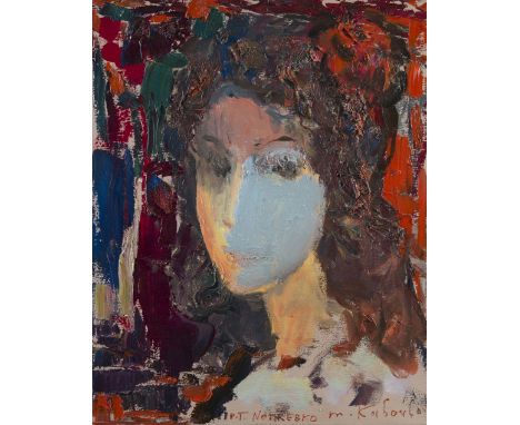 MURAT KABOULOV (RUSSIAN-AMERICAN 1939-2010)Portrait of Anna Netrebko, 2009oil on canvas50.8 x 40.5 cm (20 x 16 in.)signed and