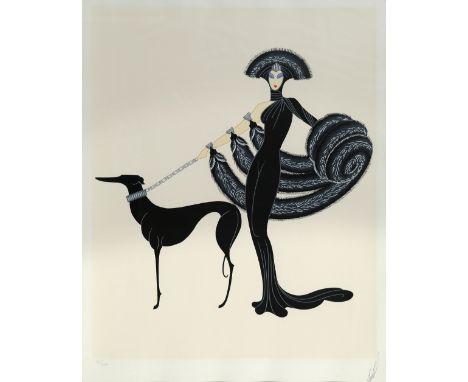 ERTE (RUSSIAN-FRENCH 1892-1990)Symphony in Black, serigraph on paper60.5 x 48 cm (23 1/2 x 18 7/8 in.) [sight]signed lower ri