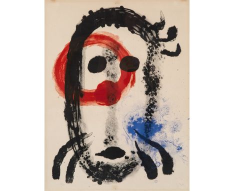 JOAN MIRO (SPANISH 1893-1983)Album 19, Plate I, 1961color lithograph on Rives vellum paper66 x 50 cm (26 x 19 3/4 in.) signed