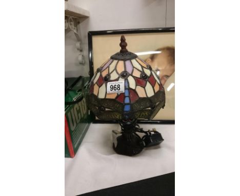 A Tiffany style table lamp
