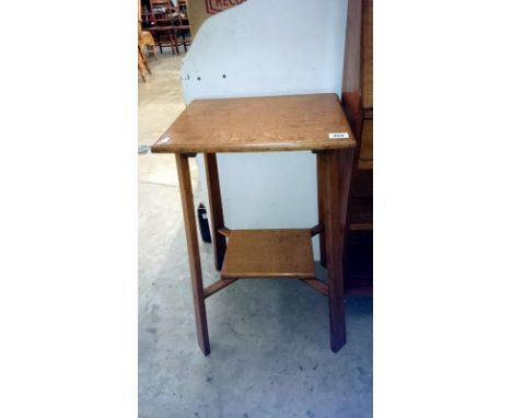 A light oak side table