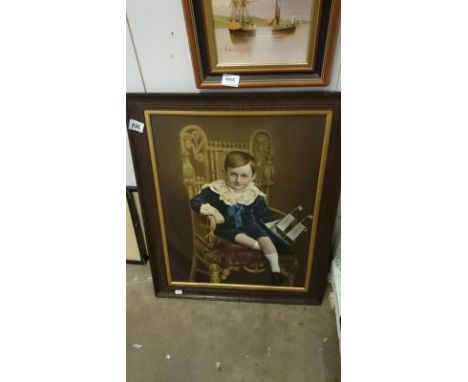 A print of a small boy