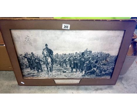 A print entitled 'The Return from Inkerman'