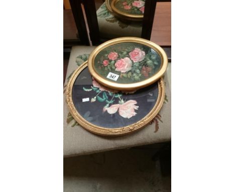 3 tapestries and a tapestry chair seat