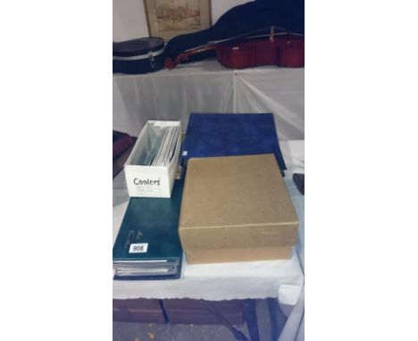 7 albums of first day covers and loose assortment