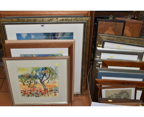 ONE BOX AND LOOSE PICTURES AND PRINTS, including a limited edition Robert Taylor print 'Defence of the Realm', no.626 /1250, 