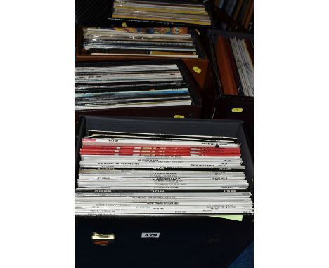 FIVE CASES OF LP RECORDS, to include thirty-one Otis Redding - some duplicates, King Curtis, J.J Jackson, Dance with The Shad